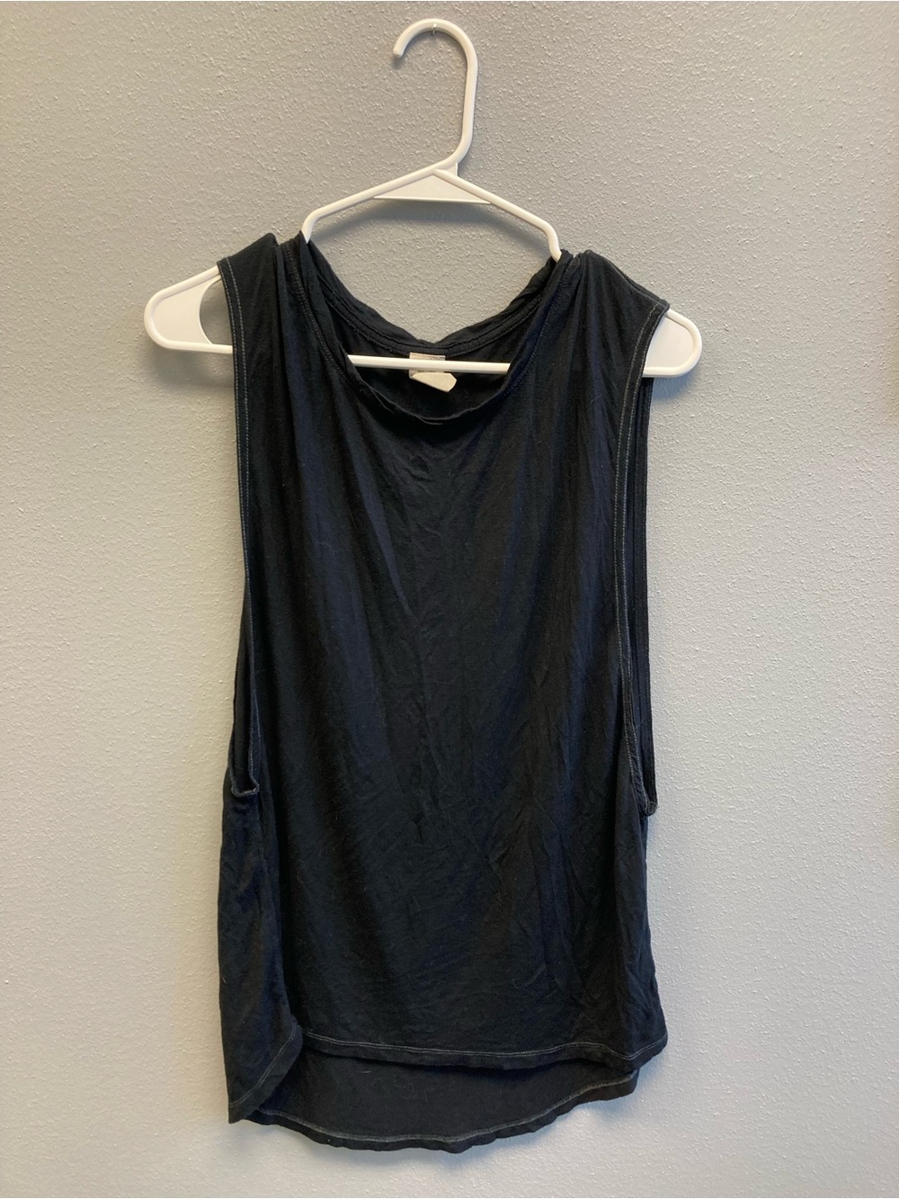 We The Free Black Sleeveless Muscle Tank Sz Small